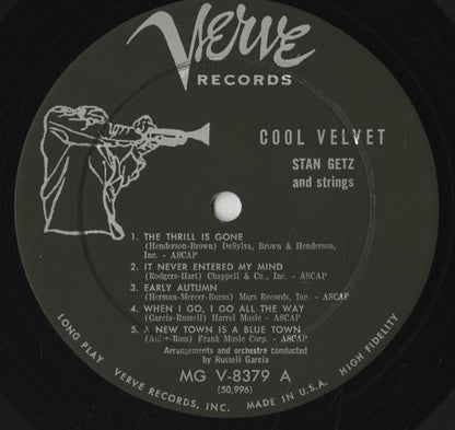 Stan Getz / スタン・ゲッツ / Cool Velvet (MG V-8379)