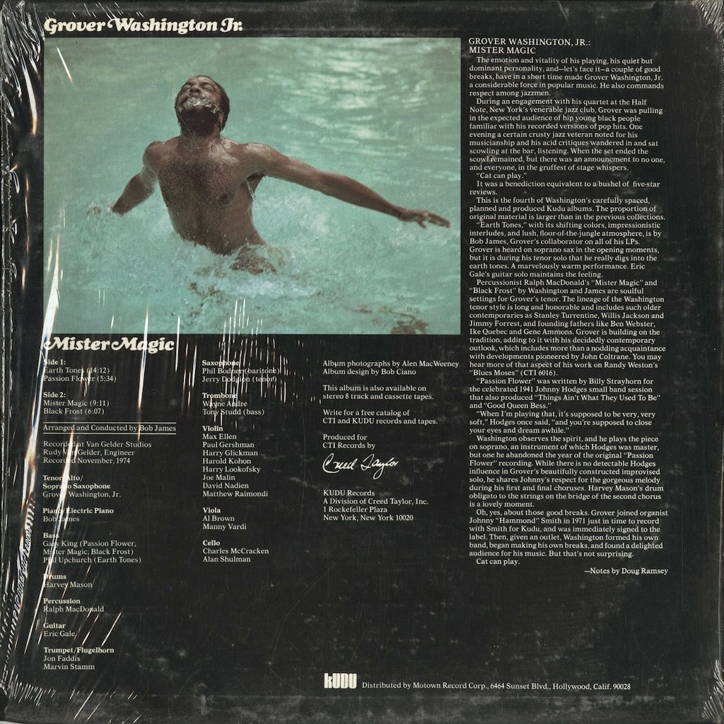 Grover Washington Jr. - Mister Magic (KU 20 S1) 1975 US KUDU｜中古LP