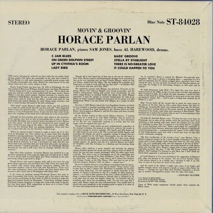 Horace Parlan - Movin' & Groovin' (BN 4028) LP 1990 JPN Blue Note｜中古LP
