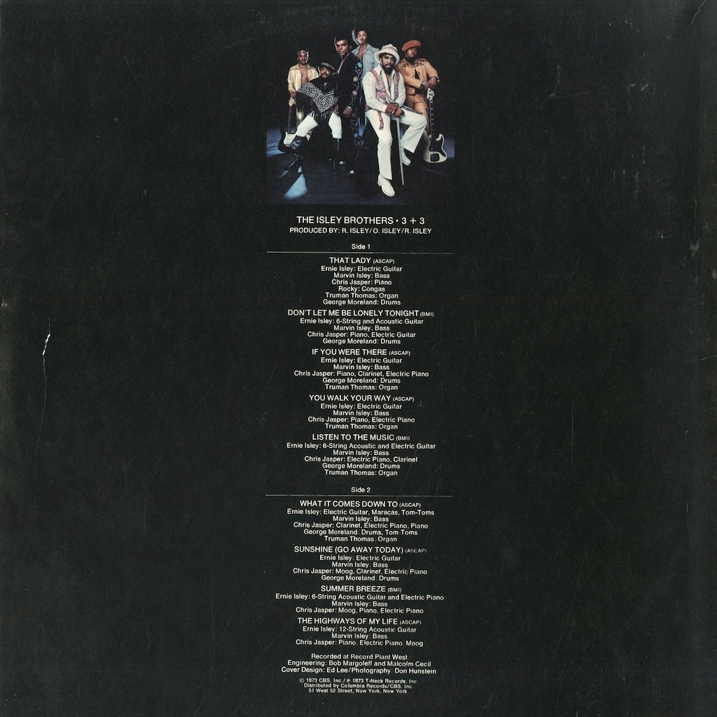 The Isley Brothers / アイズレー・ブラザーズ / 3+3 (KZ 32453)