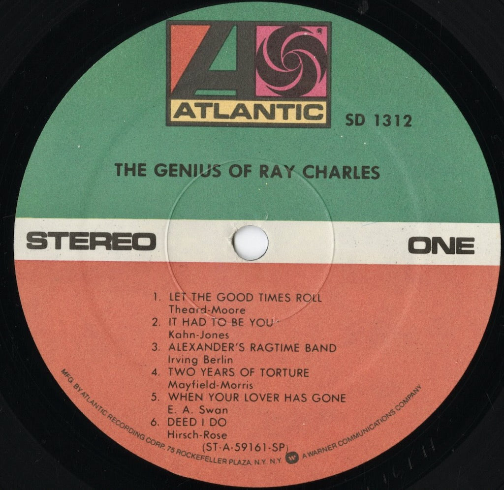 Ray Charles - The Genius Of Ray Charles (SD 1312) LP 1970's US Atlantic｜中古LP