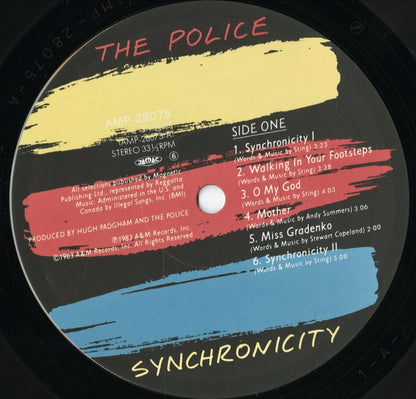 Police - Synchronicity (AMP-28075) LP 1983 JPN A&M｜中古LP