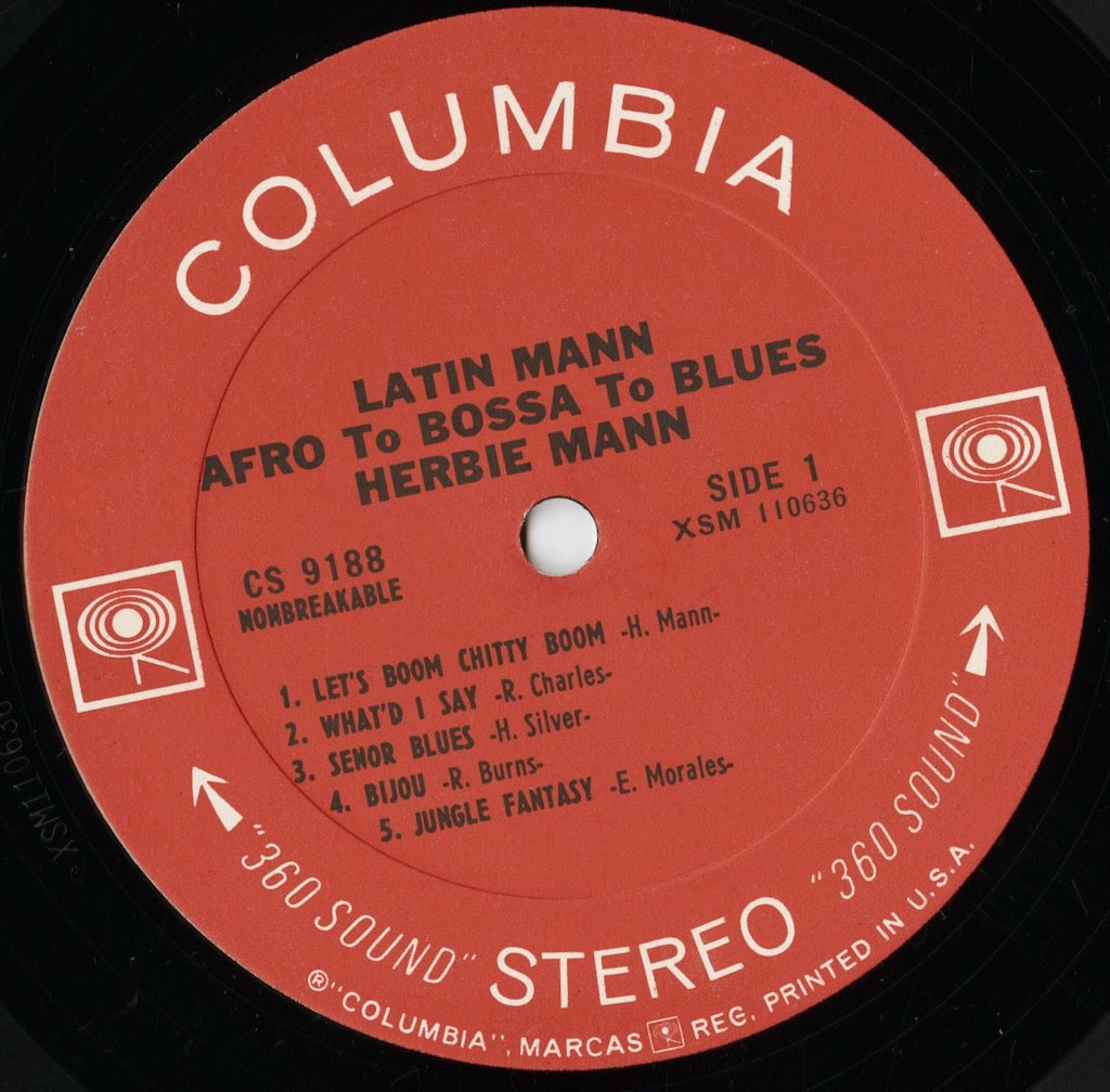 Herbie Mann – Latin Mann (CS 9188) LP 1965 US Columbia | 中古LP