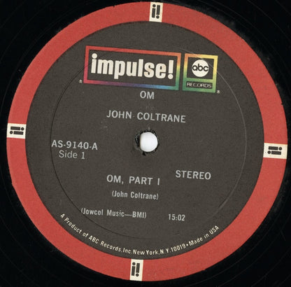 John Coltrane – OM (AS-9140) LP 1971 US Impulse | 中古LP