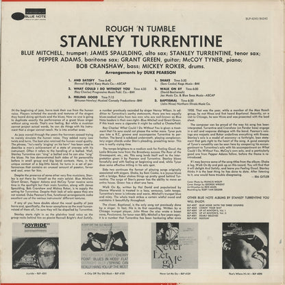 Stanley Turrentine / スタンリー・タレンタイン / Rough 'N Tumble (BST 84240)