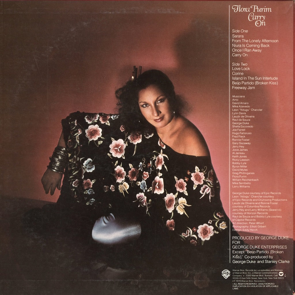 Flora Purim - Carry On (P-10669W) LP 1979 JPN Warner Bros.