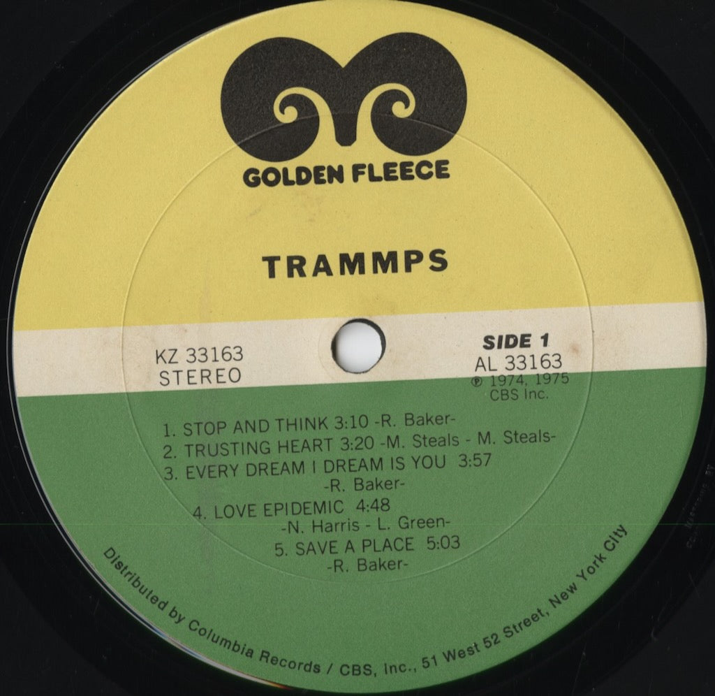 Trammps - S.T. (KZ 33163) 1975 US Golden Fleece｜中古LP
