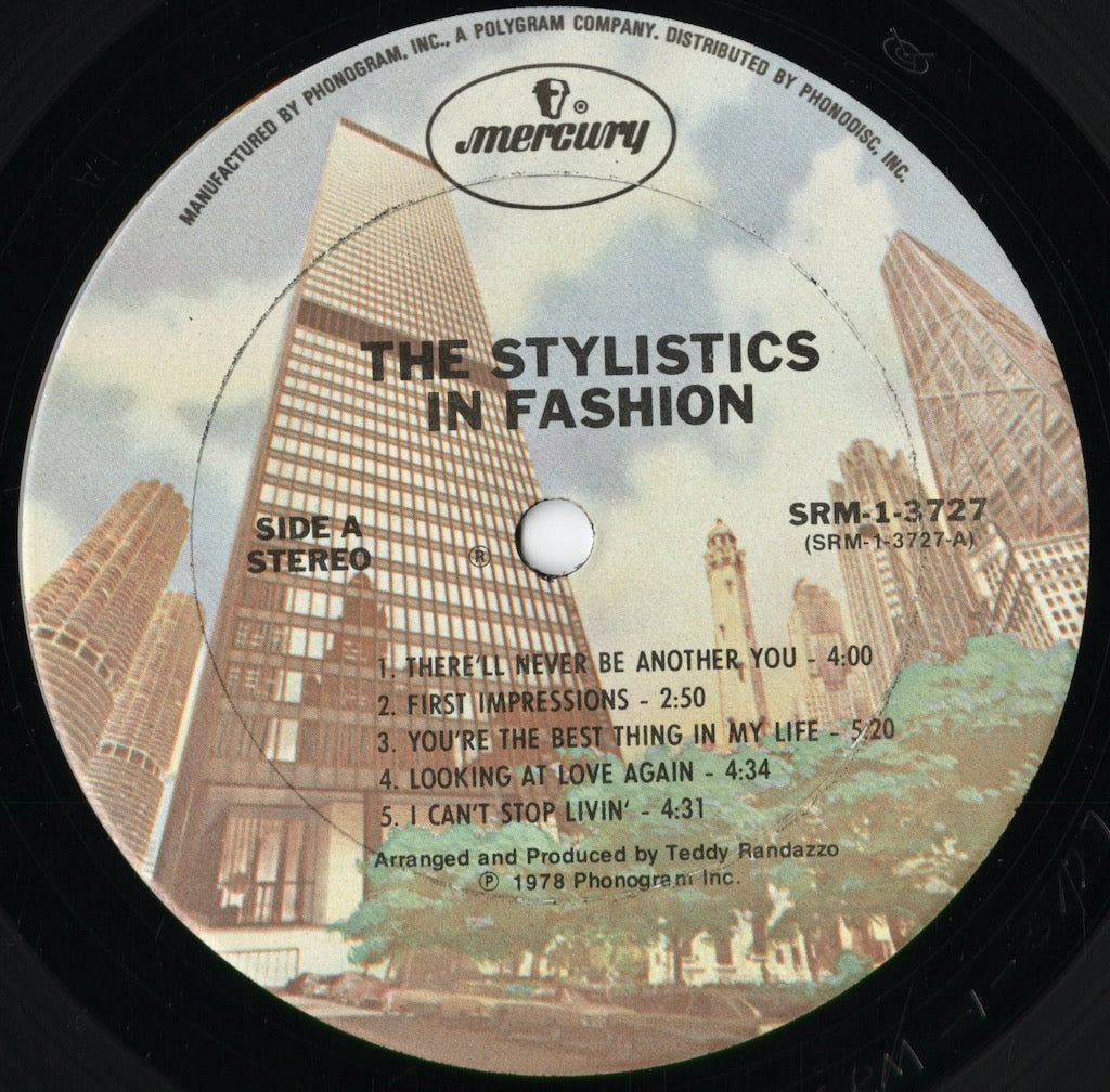 The Stylistics - In Fashion (SRM-1-3727) 1978 US Mercury｜中古LP