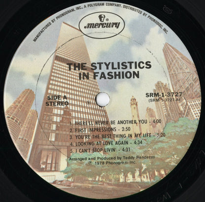 The Stylistics - In Fashion (SRM-1-3727) 1978 US Mercury｜中古LP