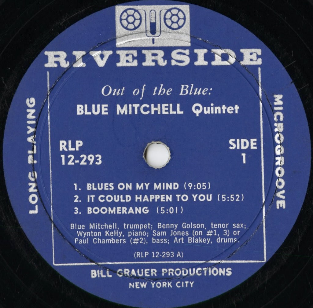 Blue Mitchell - Out Of The Blue (RLP 12-293) 1959 US Riverside｜中古LP