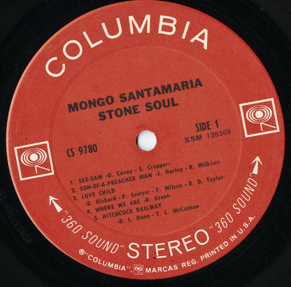Mongo Santamaria - Stone Soul (CS 9780) LP 1969 US Columbia｜中古LP