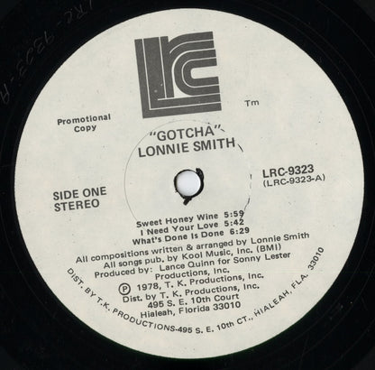 Lonnie Smith - Gotcha' (LRC 9323) 1978 US LRC｜中古LP
