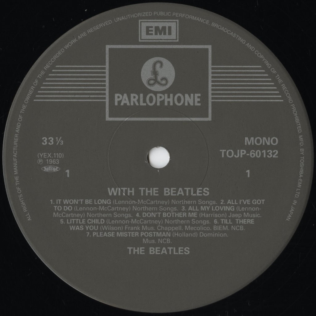 The Beatles - With The Beatles (TOJP-60132) 2003 JPN Parlophone｜中古LP