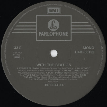 The Beatles - With The Beatles (TOJP-60132) 2003 JPN Parlophone｜中古LP