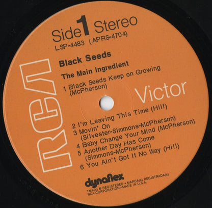 The Main Ingredient - Black Seeds (LSP-4483) 1971 US RCA｜中古LP