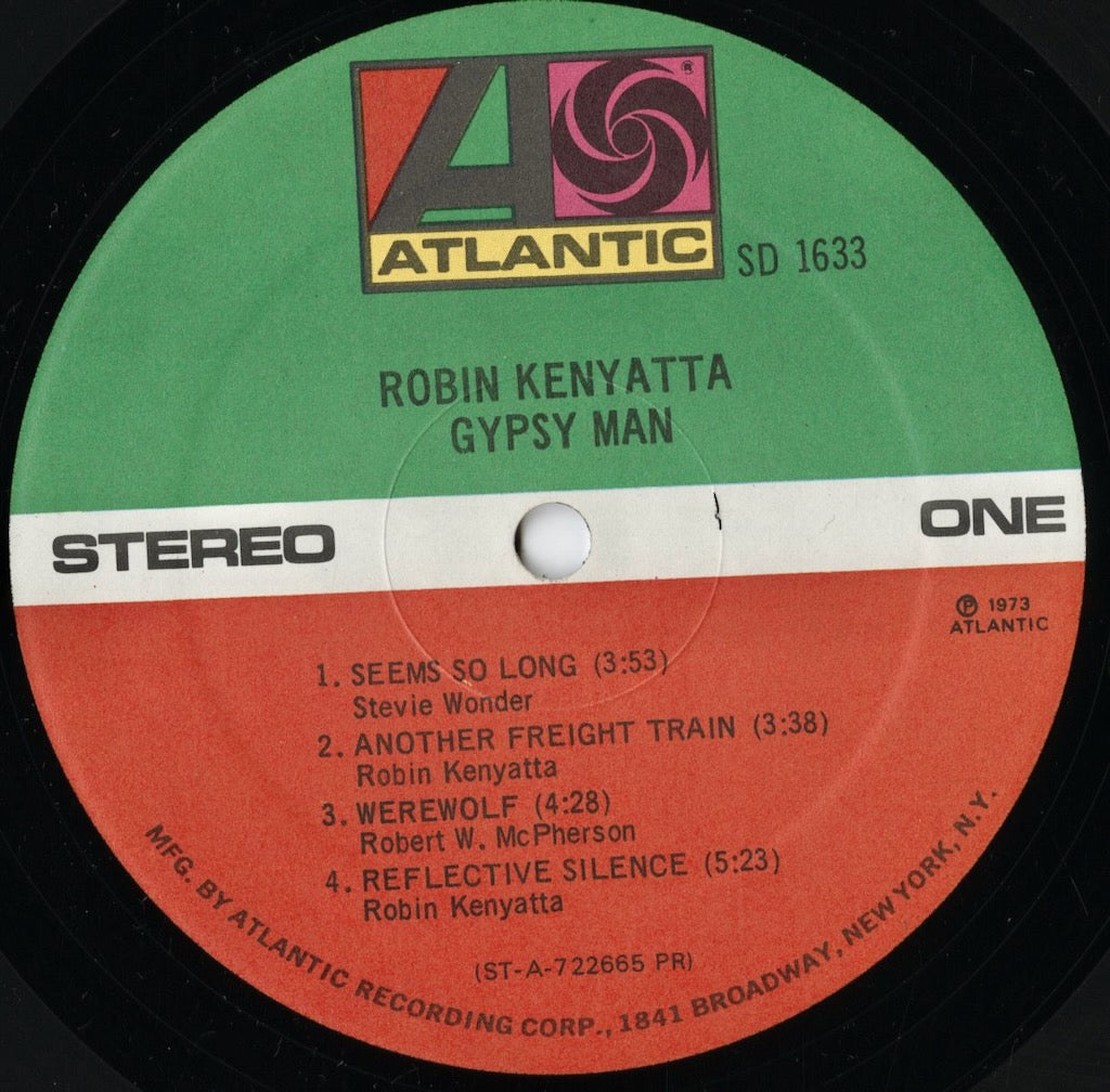 Robin Kenyatta - Gypsy Man (SD 1633) LP 1973 US Atlantic｜中古LP