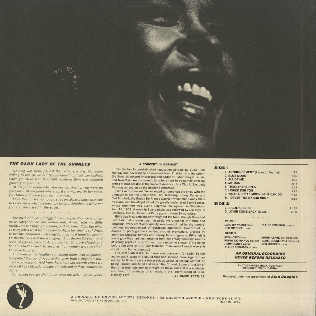 Billie Holiday / ビリー・ホリデイ / Ladylove (LAX-3126(M))