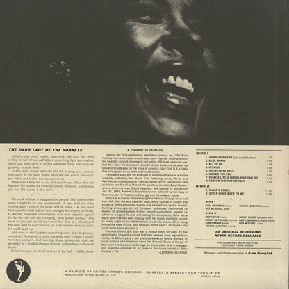 Billie Holiday / ビリー・ホリデイ / Ladylove (LAX-3126(M))