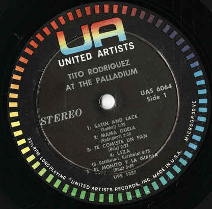 Tito Rodriguez / ティト・ロドリゲス / At The Palladium (UAS 6064)