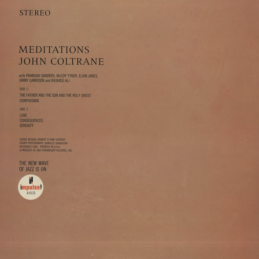 John Coltrane / ジョン・コルトレーン / Meditations (AS-9110)