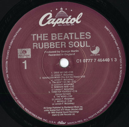 The Beatles - Rubber Soul (C1 0777 7 46440 1 3) 1995 US Capitol｜中古LP