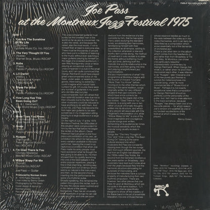 Joe Pass / ジョー・パス / At The Montreux Jazz Festival 1975 (2310-752)