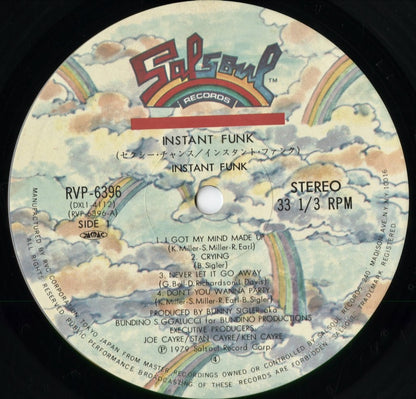 Instant Funk - Instant Funk (RVP-6396) 1979 JPN Salsoul｜中古LP