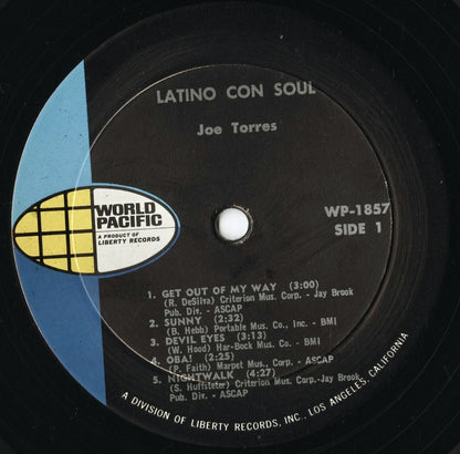 Joe Torres - Latino Con Soul (WP-1857) LP 1967 US World Pacific｜中古LP