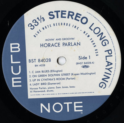 Horace Parlan - Movin' & Groovin' (BN 4028) LP 1990 JPN Blue Note｜中古LP