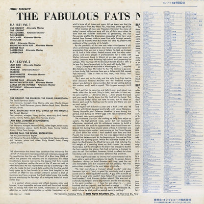 Fats Navarro / ファッツ・ナヴァロ / The Fabulous Fats Navarro Volume 2 (GXK 8061(M))