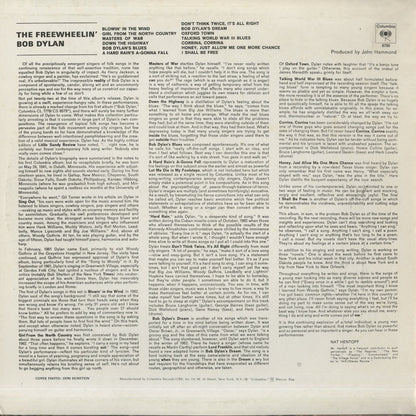 Bob Dylan / ボブ・ディラン / The Freewheelin' (JC 8786)