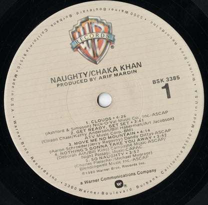 Chaka Khan - Naughty (BSK 3385) LP 1980 US Warner｜中古LP