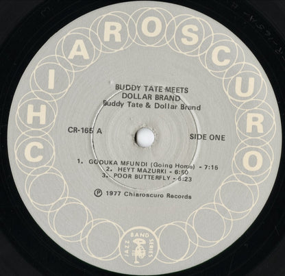 Buddy Tate, Dollar Brand - Buddy Tate Meets Dollar Brand (CR-165) 1977 US Chiaroscuro｜中古LP