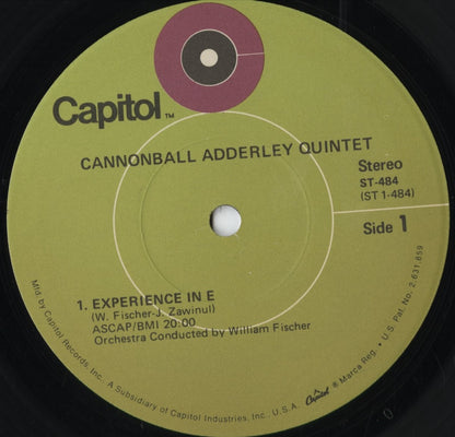 Cannonball Adderley - The Cannonball Adderley Quintet & Orchestra (ST-484) 1970 US Capitol｜中古LP