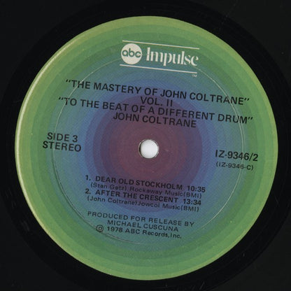 John Coltrane / The Mastery Of John Coltrane Vol. II: To The Beat Of A Different Drum (IZ 9346/2) 2LP 1978 US Impulse｜中古LP