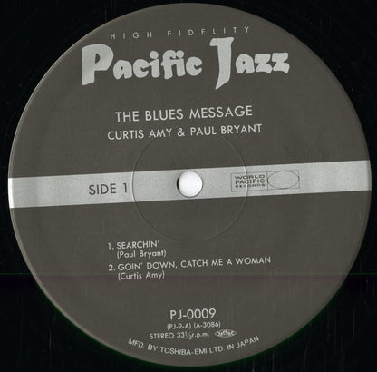 Curtis Amy & Paul Bryant - The Blues Message (PJ-0009) 1992 JPN Pacific Jazz｜中古LP