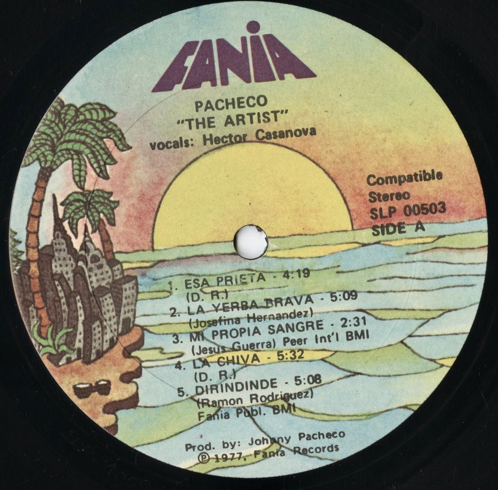 Pacheco - The Artist (JM 00503) LP 1977 US Fania｜中古LP