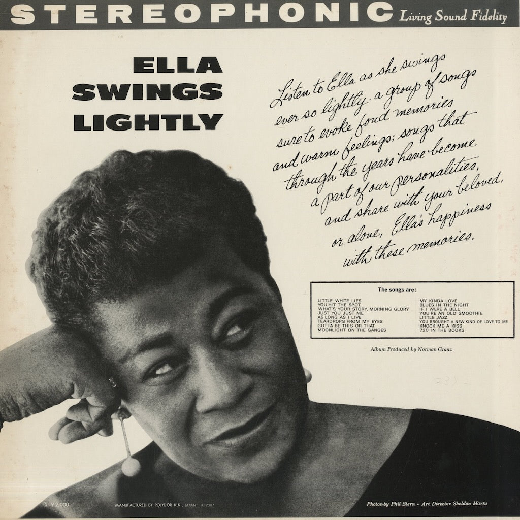 Ella Fitzgerald / エラ・フィッツジェラルド / Ella Swings Lightly (MV 2056)