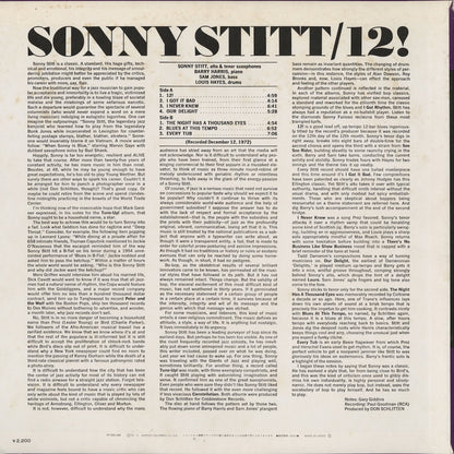 Sonny Stitt - 12! (YP-7031-MR) 1974 JPN Muse｜中古LP