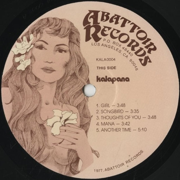 Kalapana - Kalapana III (KALA004) LP 1977 US Abattoir Records｜中古LP