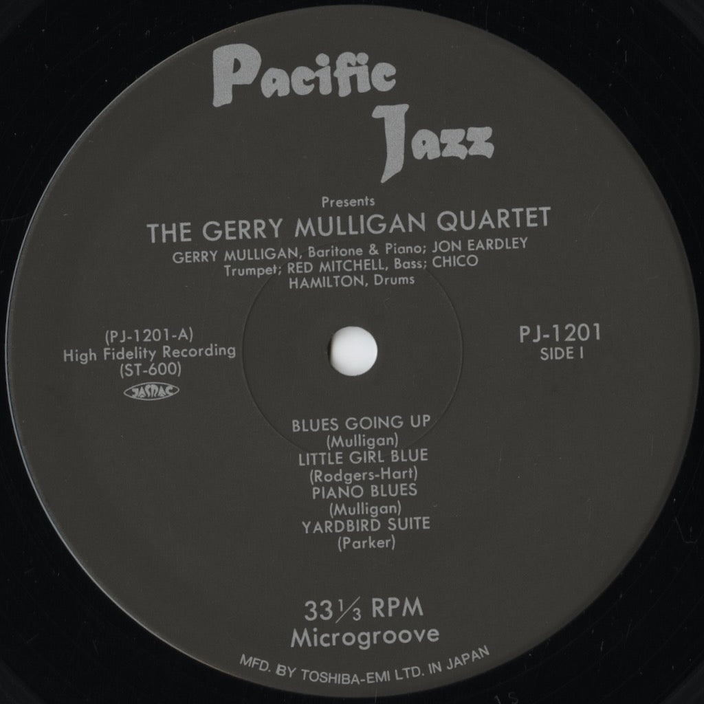 Gerry Mulligan - California Concerts (PJ-1201) LP 1991 JPN Pacific Jazz｜中古LP