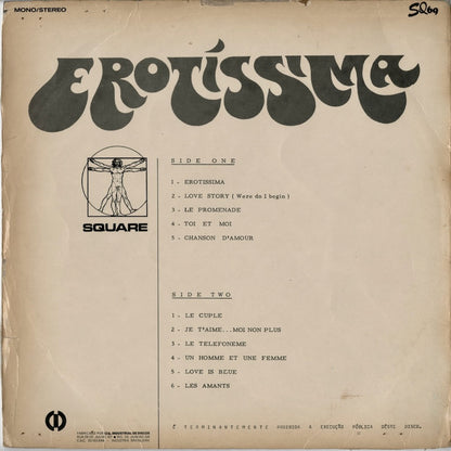 Erotissima - Erotissima (SQ69) 1969 BRA Square｜中古LP