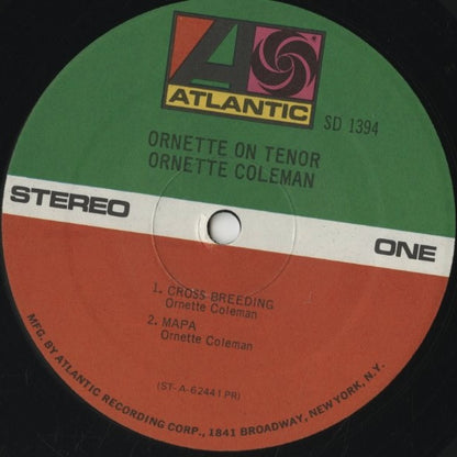 Ornette Coleman / オーネット・コールマン / Ornette On Tenor (SD 1394)