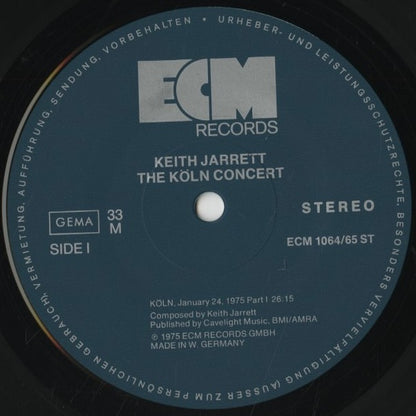 Keith Jarrett / キース・ジャレット / The Köln Concert (ECM 1064/65 ST)