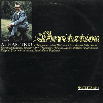 Al Haig Trio / アル・ヘイグ・トリオ / Invitation (AH 4)
