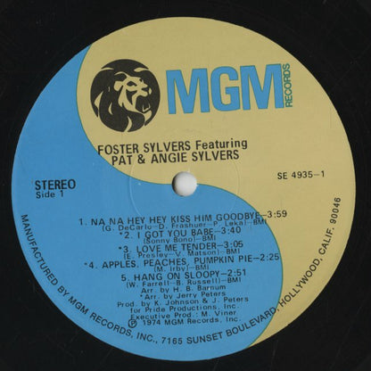 Foster Sylvers / フォスター・シルヴァース / Foster Sylvers Featuring Pat & Angie Sylvers (SE-4935)