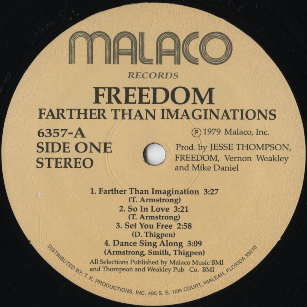 Freedom – Farther Than Imagination (6357) LP Early 2000s Reissue US Malaco | 中古LP