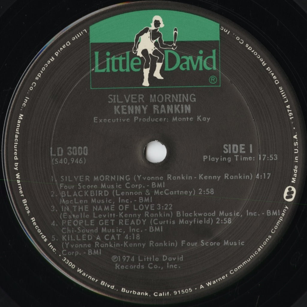 Kenny Rankin - Silver Morning (LD 3000) 1974 US Little David｜中古LP
