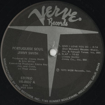 Jimmy Smith - Portuguese Soul (V6-8832) LP 1973 US Verve｜中古LP