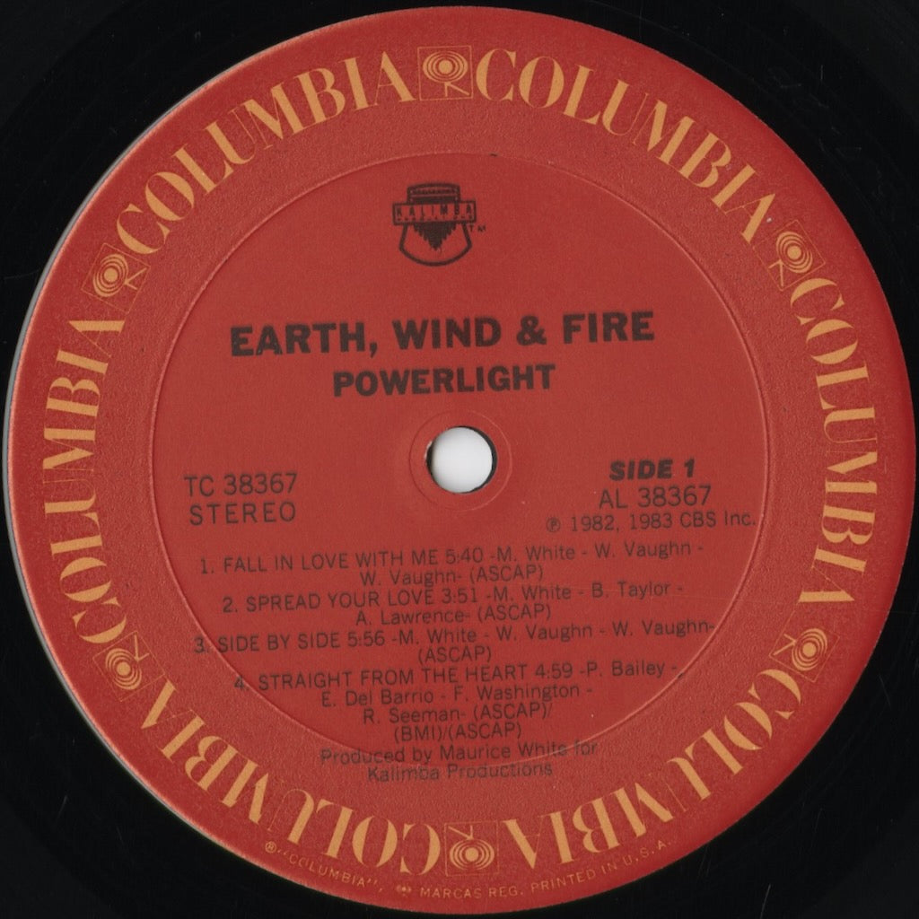 Earth, Wind & Fire - Powerlight (TC 38367) 1983 US Columbia｜中古LP